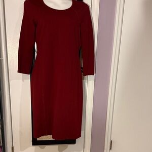 A/X Armani Exchange Red Long Sleeve Dress